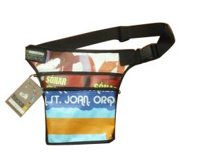 Quality Water proof fabric color printing 3 pocket reusable carrier bags wholesale