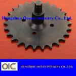 Blackened Steel Sprocket Wheel Shaft