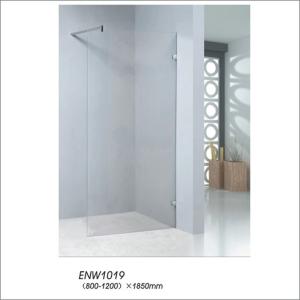 Quality Walk in Door Ground Glass Shower Elclosure 800*1200mm For Apartment wholesale