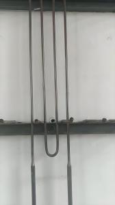 High Temperature MoSi2 Element 100mm-1000mm Moly Disilicide Heating Element