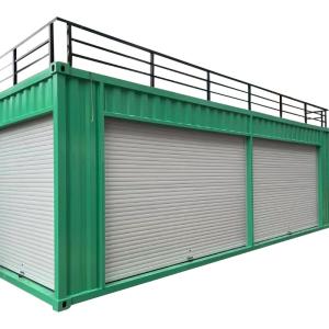 Quality Courtyard Prefab Detachable Coffee Shop Restaurant Luxury Bar Led Flat Pack Container House wholesale