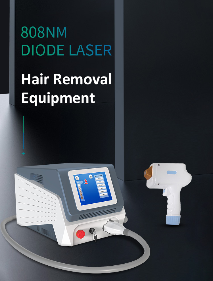 Portable 808nm Diode Laser Hair Removal Machine For Home