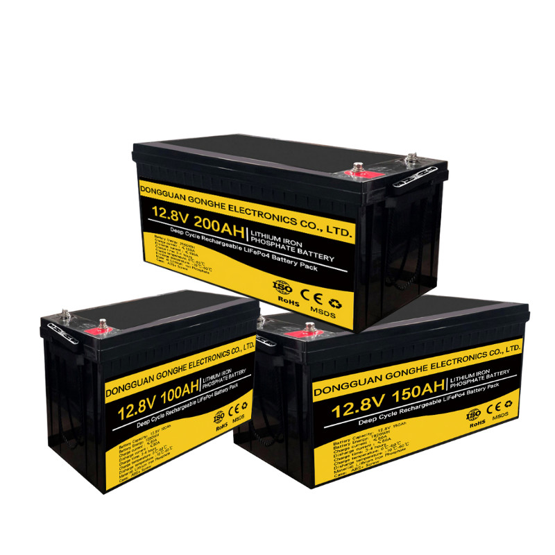 IEC 62619 Deep Cycle Lithium Ion Battery 12.8V 100Ah For Solar System