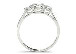 1.0 Carat 9K Silver Ring 925 Sterling Silver Material with Moissanite ODM