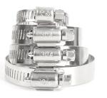 SS304 8-12mm Sanitary Pipe Fittings Single Pin Stainless Steel Hose Clamp