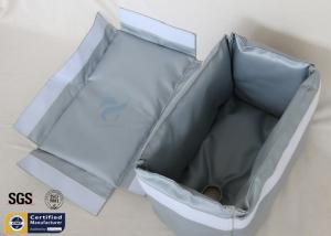 Quality Fiberglass Thermal Insulation Jackets Removable Grey 260℃ Electrical Insulation wholesale