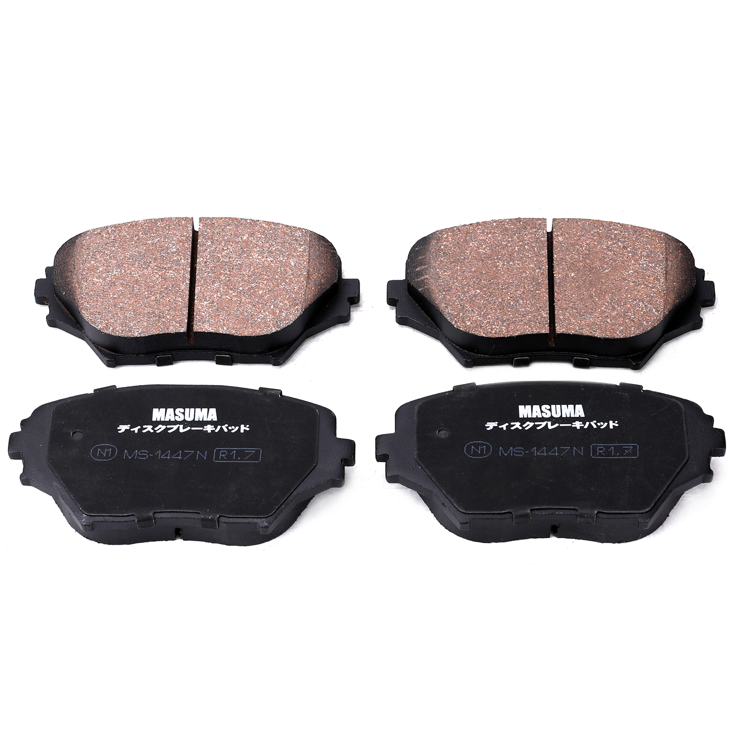 16*8.5*7cm MS-1447N MASUMA Myanmar Auto Spare Part Low Met Brake Pads 04465-42110 0446542080 04465YZZCN