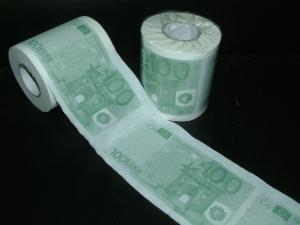 Quality euro money printed toilet paper wholesale