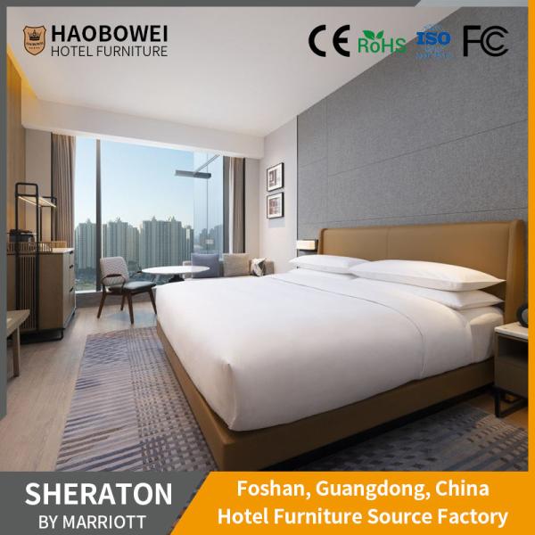 Business Furniture King Size Bedroom Set For Sheraton By Marriott Resort Foshan