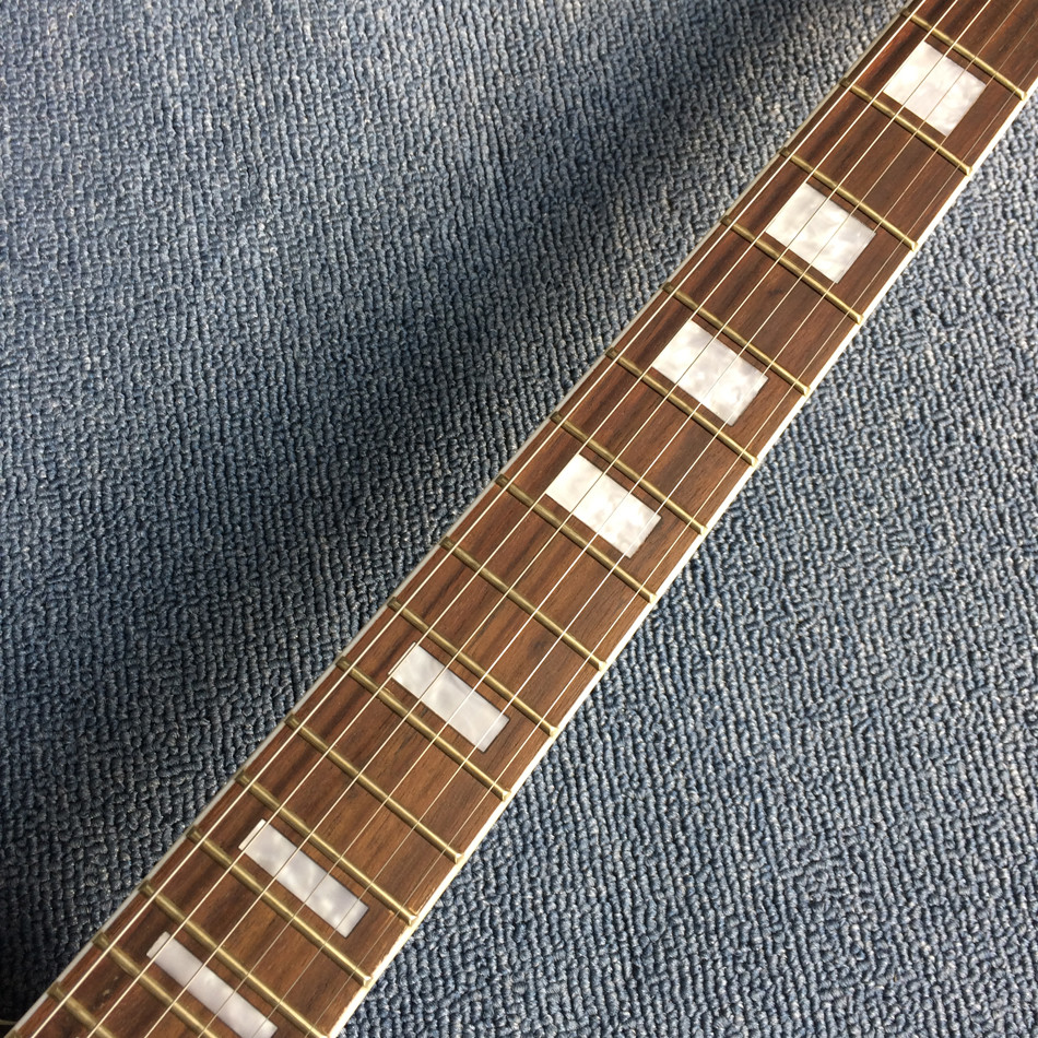 Hollow body jazz electric guitar,Black Jazz Guitar,Rosewood Fingerboard