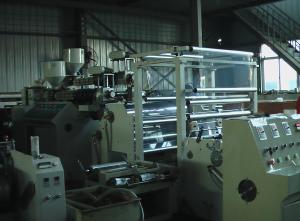 Quality 120KW Single Screw Stretch Film Making Machine , Plastic recycling line wholesale