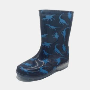 Quality Insulated PVC Light Up Dinosaur Rain Boots Waterproof For Boys wholesale