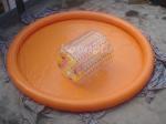 Orange Color Round Inflatable Water Pool For Water Walking Roller