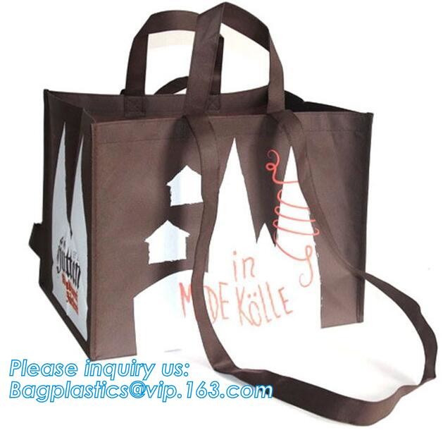 Cheap price recyclable p-p grocery tote shopping non woven bags, Promotional Custom LOGO Printed Gift Tote Shopping Non