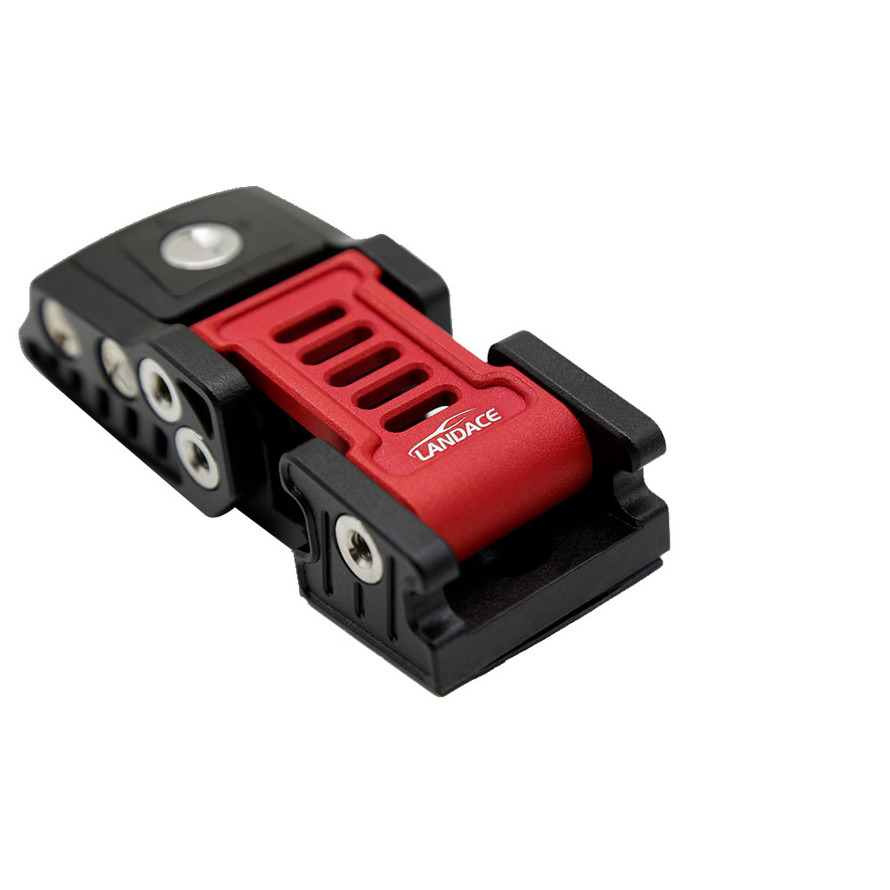 Jeep Wrangler Locking Hood Latches Kit with Heavy Duty Aluminium Alloy Red and Black