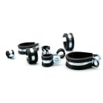 Wide Tubing Pipe Hose Clamp Insulated Tube Clips And Clamps With Rubber