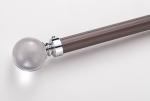 Curtain Rod Single Rod Aluminum Alloy Silent Top Side Mounted Bracket Roman Rod