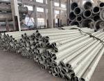 Philippines 25FT Black Tar Painted Steel Pole Octagonal Galvanized