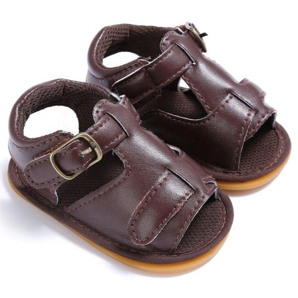 high quality infant Sandals Rubber soft-sole Newborn First walker baby shoes for
