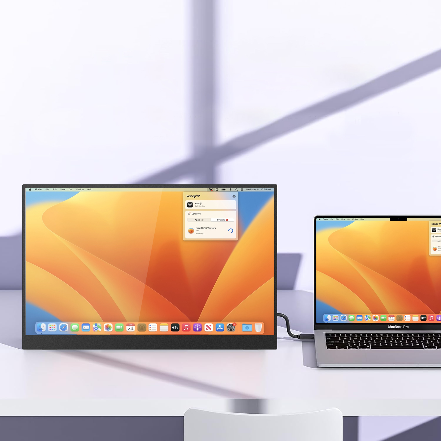 2K IPS Portable 2nd Screen Dual Laptop Monitor Display Extender ODM