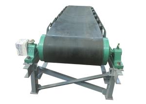 Quality Black Rubber Belting Idler Roller Flat Belt Conveyor For Bulk Material wholesale