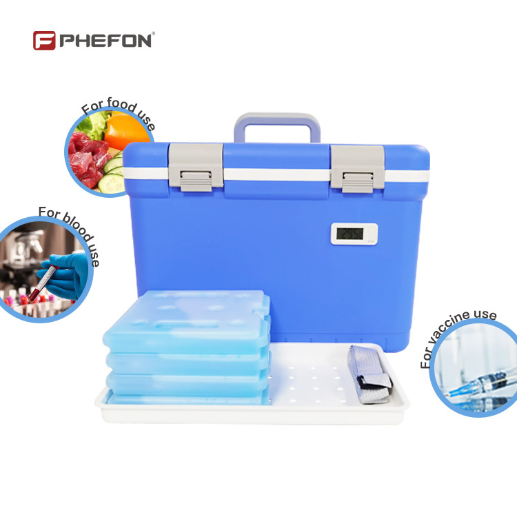 18L Capacity Medical Cooler Box Cold Chain Portable Medication Cooler