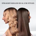 Anti Scald PTC Heating Electric Hair Brush Dual Voltage Anion Straightener Comb