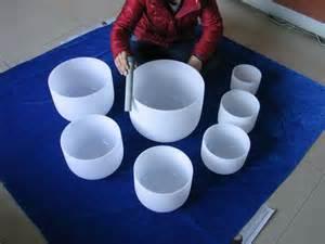 Frosted Quartz Singing Bowl