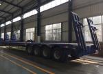 Four Axles Lowbed Semi Truck And Trailer With ISO / 3C / BV / IFA / SGS