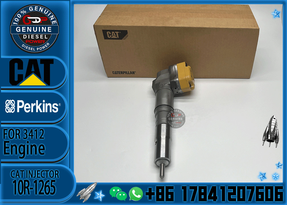 diesel injector nozzle 174-7526 10R-1265 common rail injector 174-7526 10R-1265 Injector for Caterpillar 3412E 3408E ENG