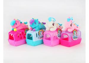 Quality 11 &quot; Plush Unicorn Pet W / Carrier Cage Children's Play Toys X ' Mas Birthday Gift Pink wholesale