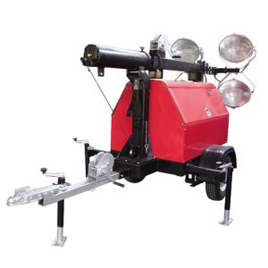 Quality 220v 5m Doosan Diesel Generator Light Tower Led 4x350w wholesale
