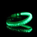 Multi-Color LED Tube Bracelet With Fibers For Concert,Carnivals, Sporting Events
