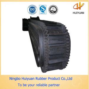 Quality High Tensile Strength Sidewall Rubber Conveyor Belt (EP150 with cleat) wholesale