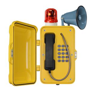 Quality Waterproof Industrial VoIP Phone , Reliable Vandal Proof Heavy Duty Telephone wholesale
