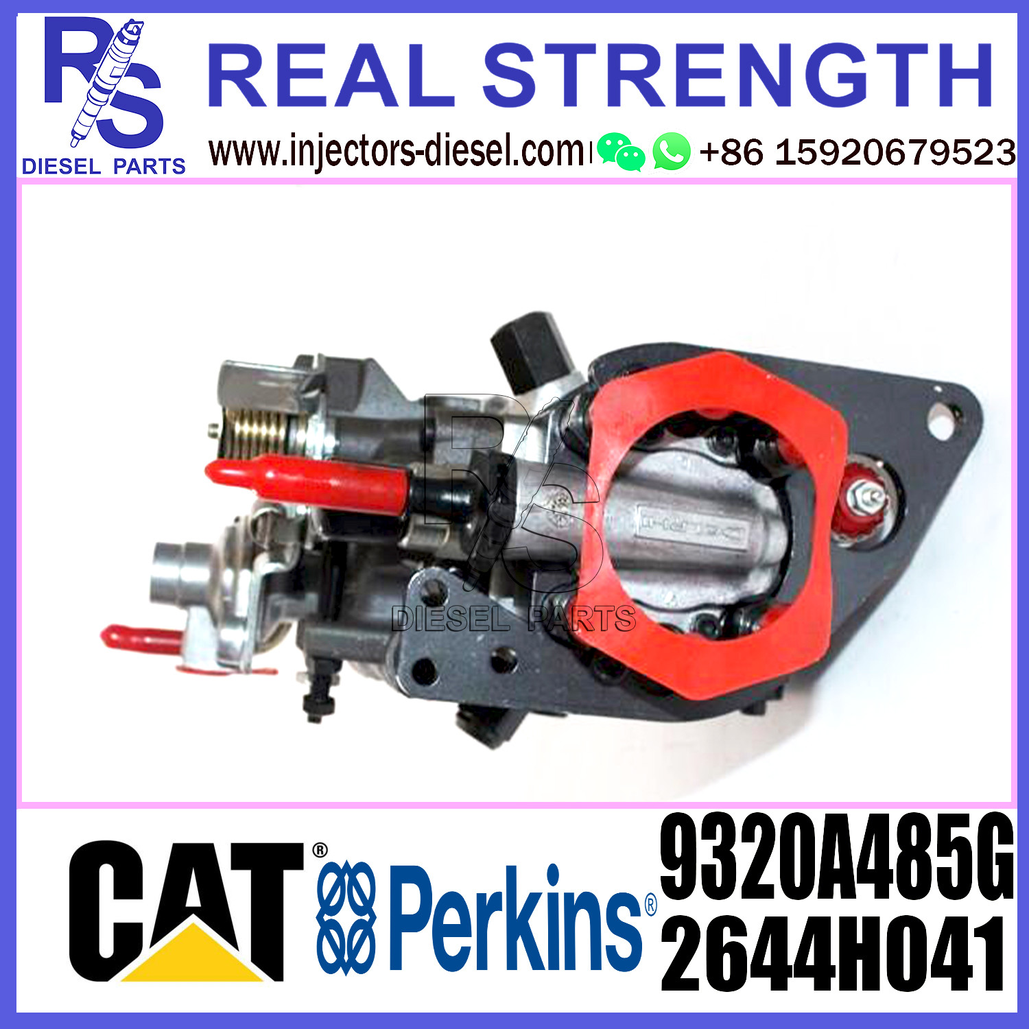 4 Cylinder DP210 Diesel Fuel Injection Pump 9320A485G 9320A480G For PERKINS 1104C-44TA 2644H041KT 2644H041