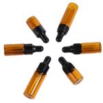 Cosmetic 2ml 3ml 5ml Glass Bottle And Dropper Bulk