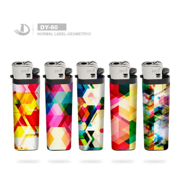 Manufacture Direct Sale Customized Fashion Flint Wheel Cigarette Lighter with