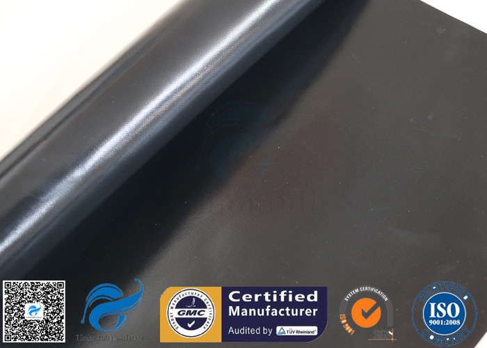 0.12mm 230gsm Black PTFE Coated Fiberglass Fabric BBQ Grill Mat Materials