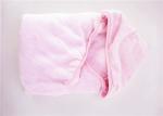 100% Polyester Baby Swaddle Blankets Knit Flannel Toddler Hooded Towel 240G