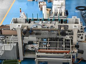 Quality 3Lanes 50mic Toilet Paper Roll Machine Plc Motion wholesale