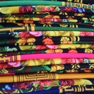 Quality OEM Island Printed Dress Material Fabric 100% Polyester Clothing wholesale