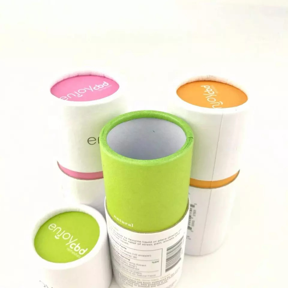 Paper Tube Packaging for 30ml Essential Oil Bottle Paper Container for Cosmetics