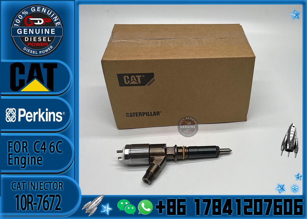 306-9380 10R-7672 Hot sell good price excavator diesel fuel injector 3069380 10R7672 2645A734 for Caterpillar C6.6 Engin