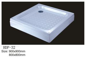 Quality Acrylic shower tray, shower basin,acrylic shower base HDP-32 900X900,800X800 wholesale