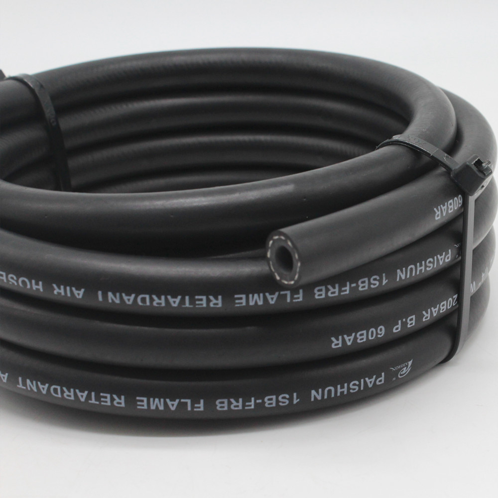 Heat Aging Resistance 300psi Fireproof Air Hose 1/4" For Human Air Breathing