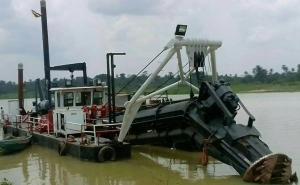 Quality High Efficiency Cutter Suction Dredger 7000 Cubic Meter Per Hour Water Flow wholesale