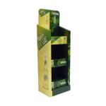 Christmas Promotion Cardboard Display Stand Beer Display Rack For Supermarket