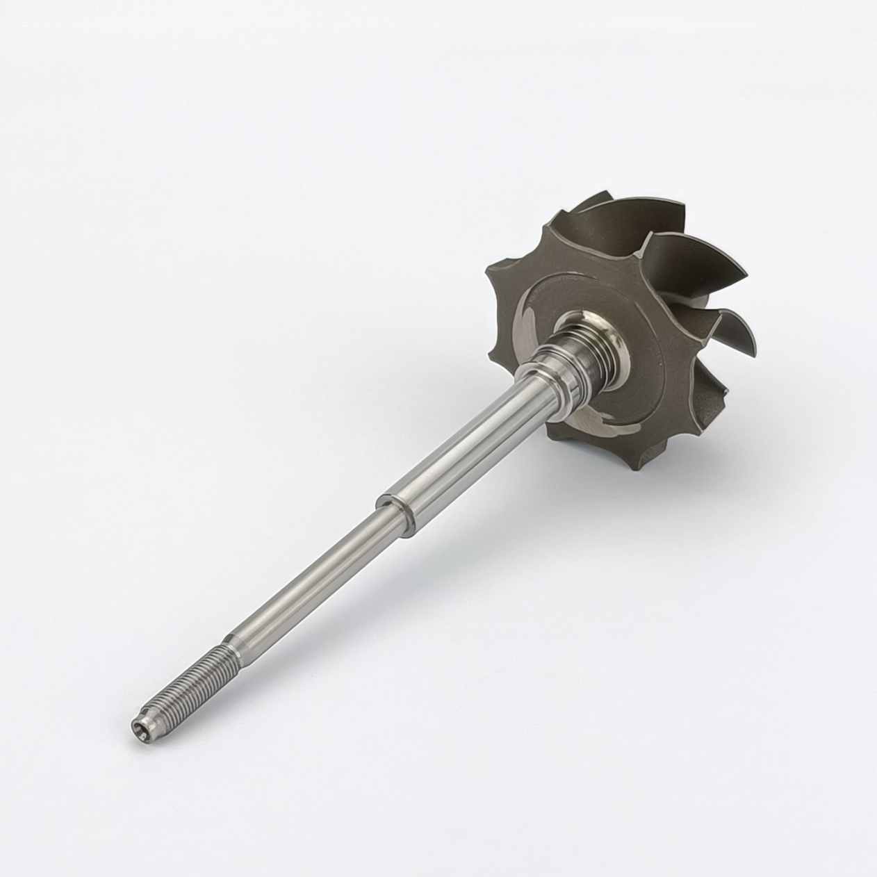 MS-TECH Turbo KP35 Dual Ring Reverse Turbine Wheel Shaft Ind 34.7mm Exd31mm Blades 8 Length84mm