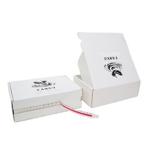 Quality Recycled Cardboard Paper Mailer Box Zipper Tear Strip Box Mailer Packaging Boxes wholesale